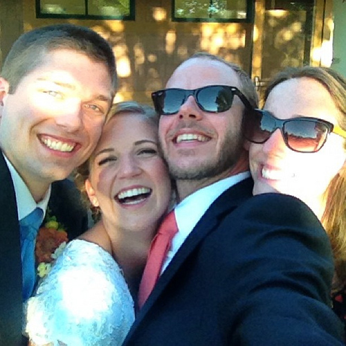 wedding selfies