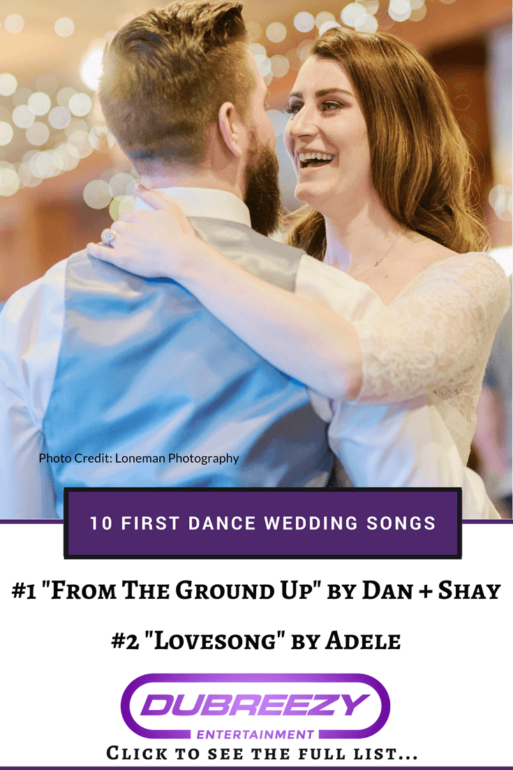 bride groom first dance songs