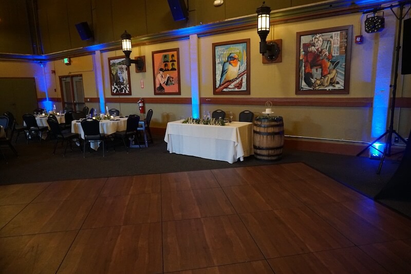 wireless uplighting seattle tacoma weddding rentals