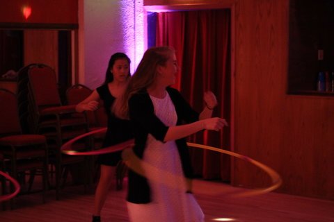 Hula hoop contest at a Bar Mitzvah party in Seattle with DJ Dubreezy