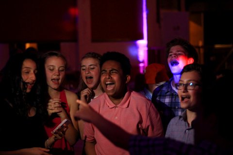 Karaoke with DJ Dubreezy at a Bar Mitzvah party in Seattle