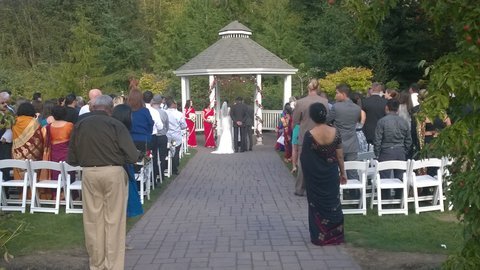 pickering barn wedding ceremony
