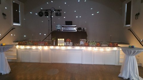 Seabrook wedding DJ setup